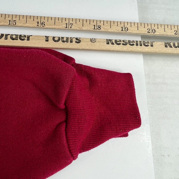 VTG 80s Washington State Cougars Sweatshirt Fits Large Red Faded Crewneck Tag XL - Picture 9 of 14